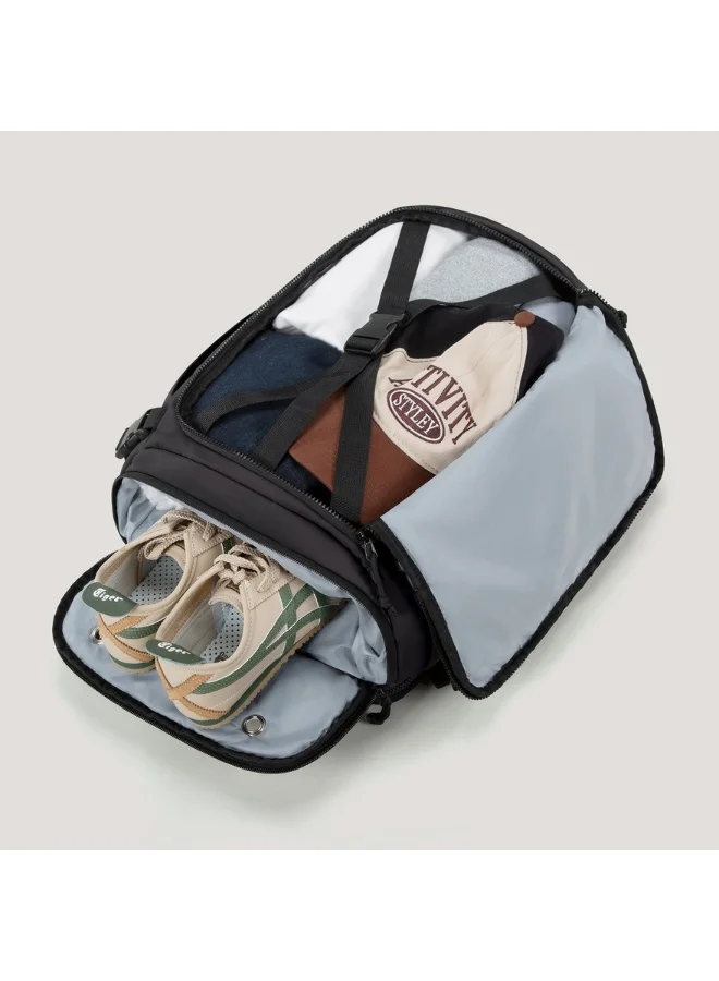 BAGSMART BAGSMART Black Blast Quick Access 28L Carry On Travel Backpack