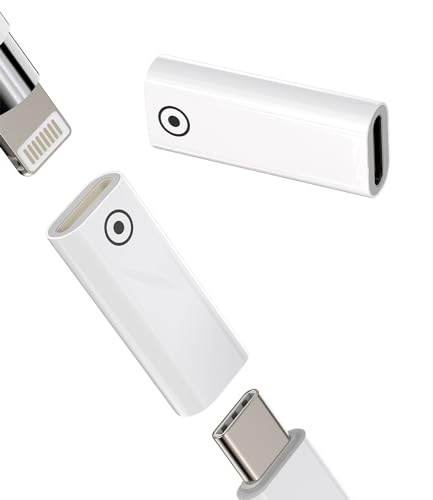 HOYULLI (Only applicable to original pens)USB C Female to Lightning Female Adapter 2-Pack Pencil 1st Generation Charger Accessories for Charging Pen Converter Type-c Charge Cable Ipad Ipencil Connector - Image 1