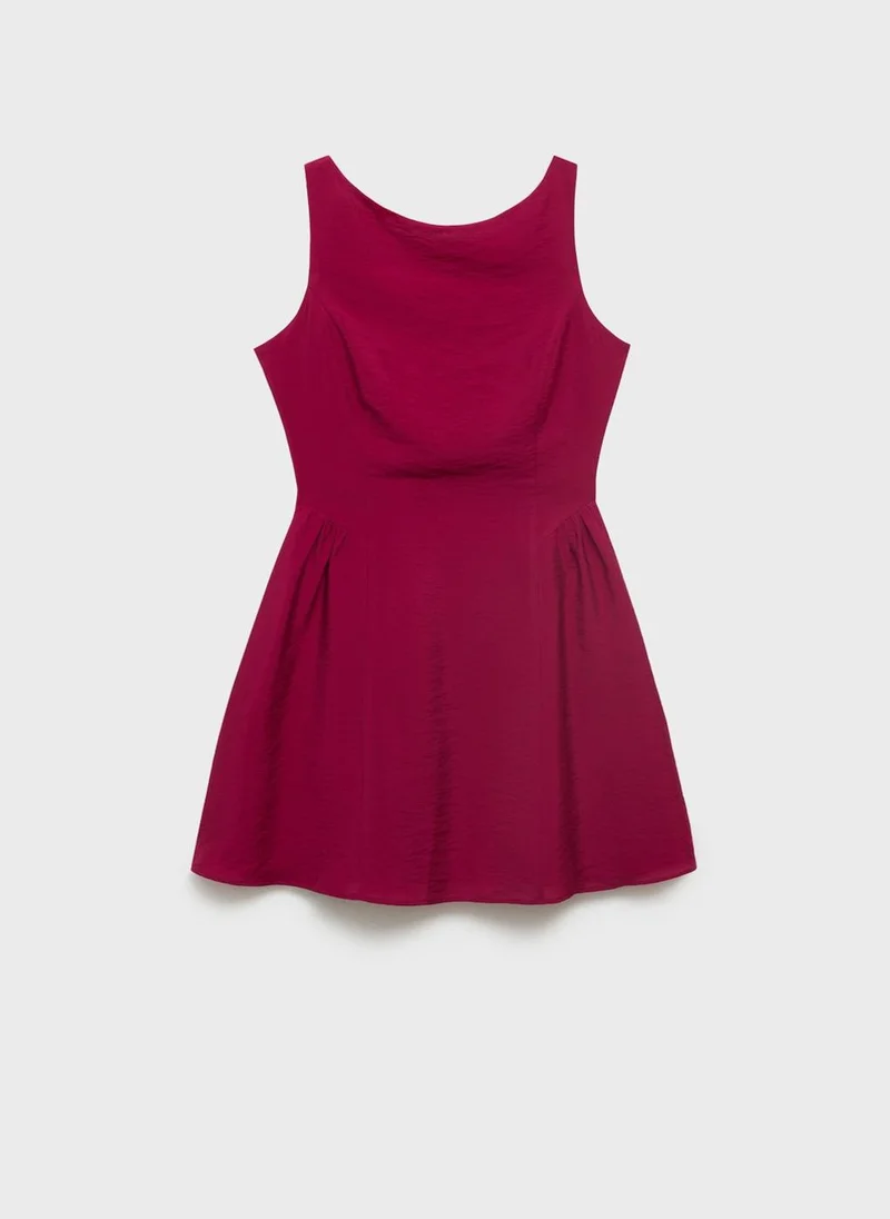 MANGO Short Flared Dress
