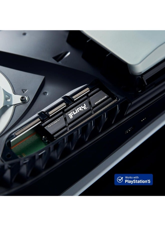 Kingston 4000GB FURY Renegade PCIe 4.0 NVMe SSD With Heatsink upto 7300/7000 MB/s 4 TB - Image 4