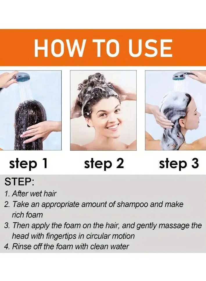 ROZINO Ginger Shampoo 100g - Moisturizing & Nourishing, Alcohol-Free, Gentle Formula for All Hair Types,, ROZINO - Image 3