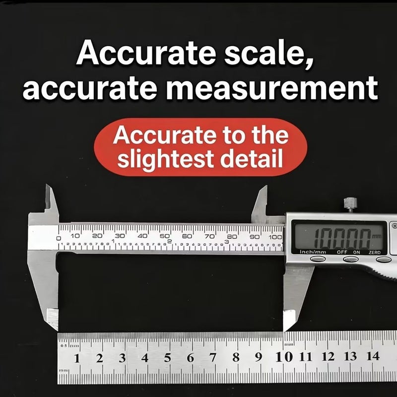 2pcs Steel Ruler Set Heavy Duty High Quality For Student Exams Office Use Engineering Drawing - Image 1
