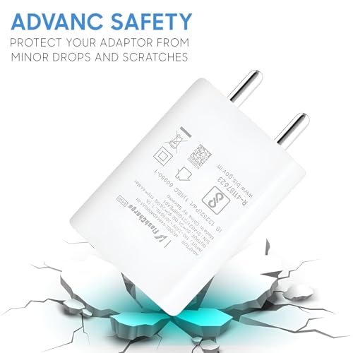 SHOQU Vivo 44W Type C Flash Charging Adapter for Vivo X300, X300 Pro, V60e, Y31, Y31 Pro, T4 Pro, V60, T4, T4R, T4x, T2, IQOO 15,13, 10R, Z10, Z10x, Neo 10, Z10 lite 5G | 44 W Quick Charger Support, White - Image 4