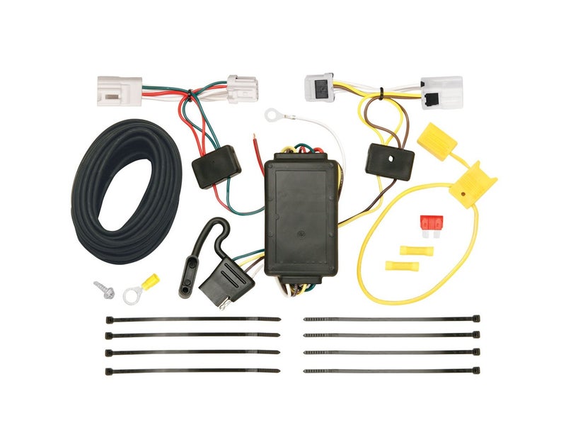 Tekonsha TOne TConnector Harness 4Way Flat Compatible with Select Infiniti G35 G37 Nissan Rogue Rogue Select Black