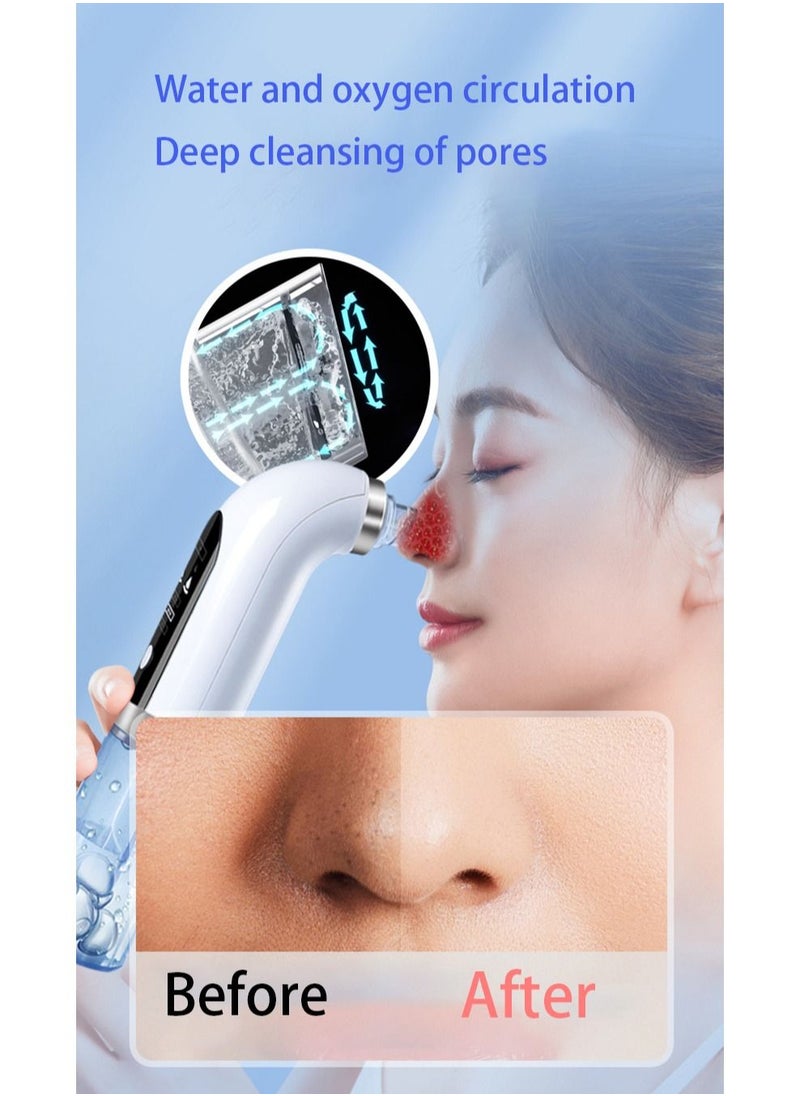Generic Blackhead Removal Pore Vacuum Face Cleaner Electric Pimple Black Head Remover USB Rechargeable Water Cycle Facial Cleaning Tools  - Image 4