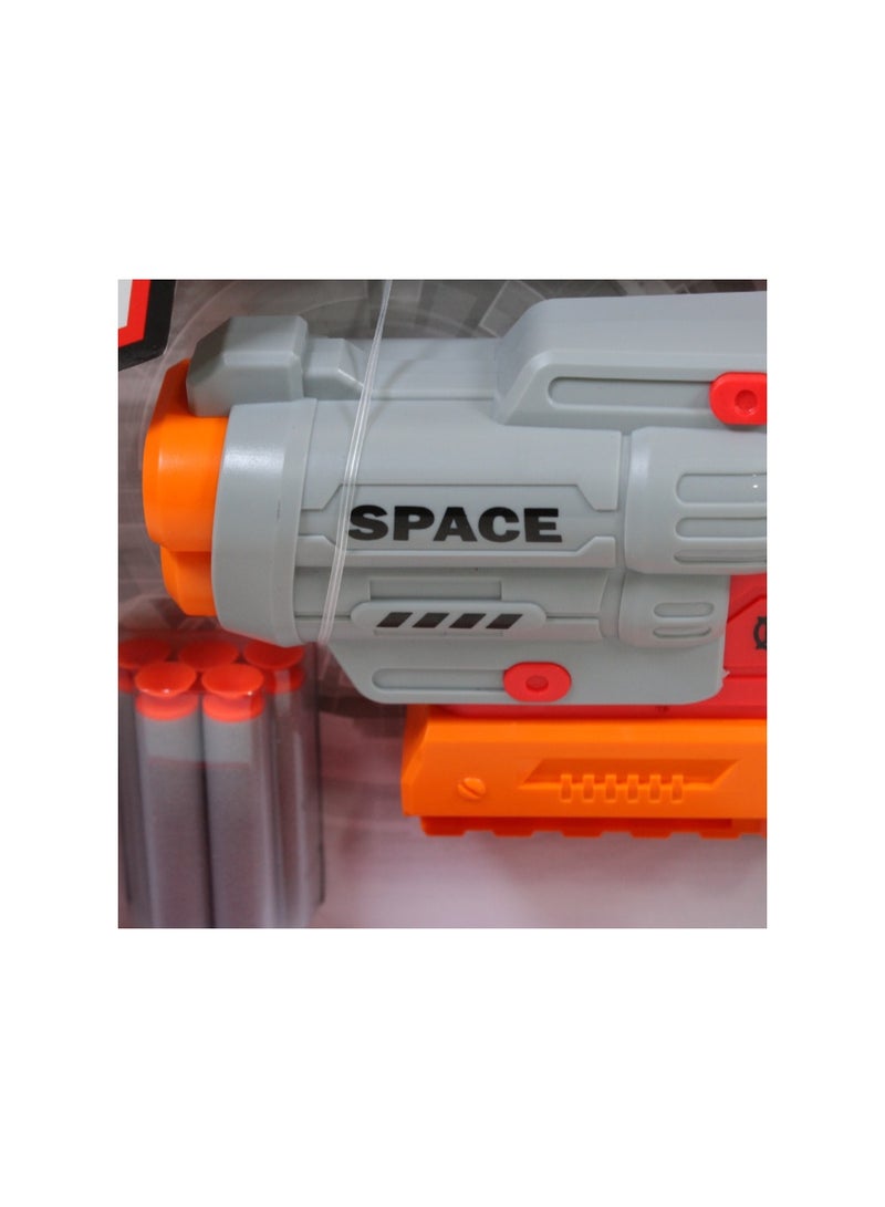 "Space Guardian" Foam Dart Blaster Toy Gun – Red - Image 3