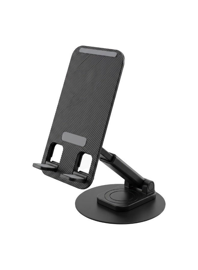 Duravel Foldable Desktop Phone Holder  and Tablet,Phone Stand, Multi-Directional Free Adjustment, Black - Image 5