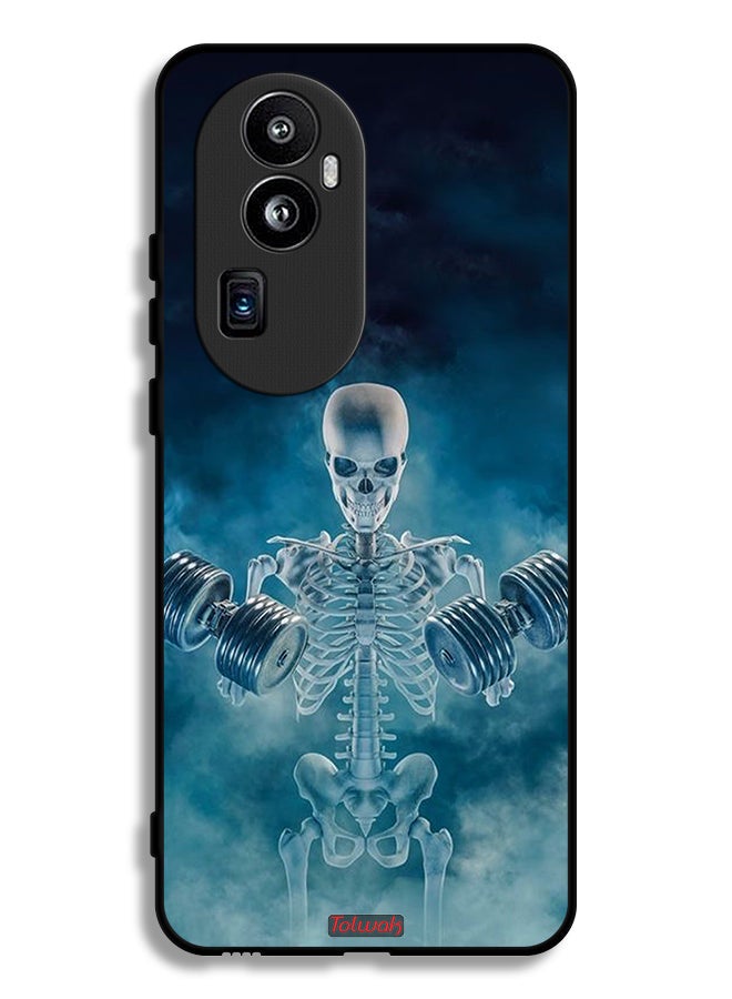 Tolwak Oppo Reno10 Pro Plus Protective Case Cover No Pain No Gain Pose - Image 1
