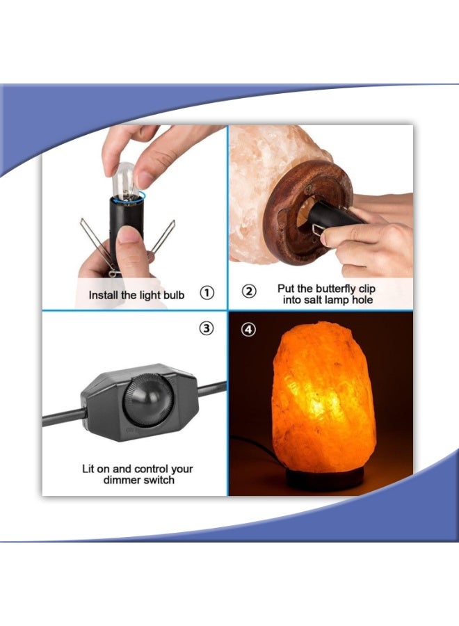 Q TRIPLE A Premium Quality Natural Himalayan Salt Lamp | Hand Carved Natural Rock Shape & Free Extra Bulb | Wellness & Home Decor | 100% Authentic Pink Salt Crystal in Deluxe Box | A Perfect Air Purifier, Ionizer, Stress Relief, Night Lamp, Organic, Gift Item. - Image 3
