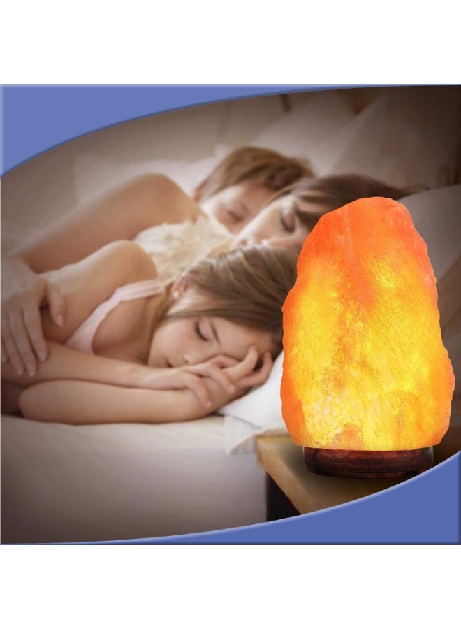 Q TRIPLE A Premium Quality Natural Himalayan Salt Lamp | Hand Carved Natural Rock Shape & Free Extra Bulb | Wellness & Home Decor | 100% Authentic Pink Salt Crystal in Deluxe Box | A Perfect Air Purifier, Ionizer, Stress Relief, Night Lamp, Organic, Gift Item. - Image 5