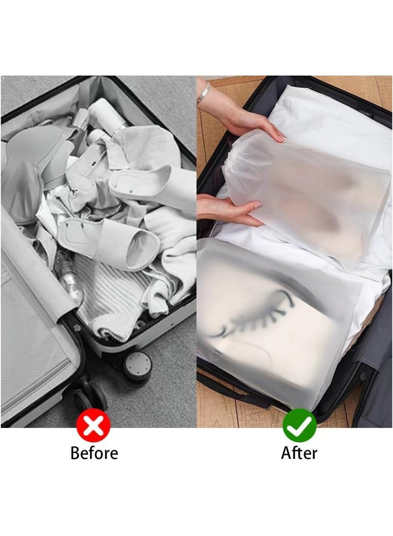 حقيبة تخزين أحذية مكونة من 20 قطعة - مزودة برباط إغلاق شفاف، حقيبة غبار أحذية متعددة الوظائف، منظم أحذية متعدد الوظائف، حقيبة أحذية تجميلية منزلية، حقيبة أحذية مقاومة للماء، حقائب تخزين موفرة للمساحة - Image 3