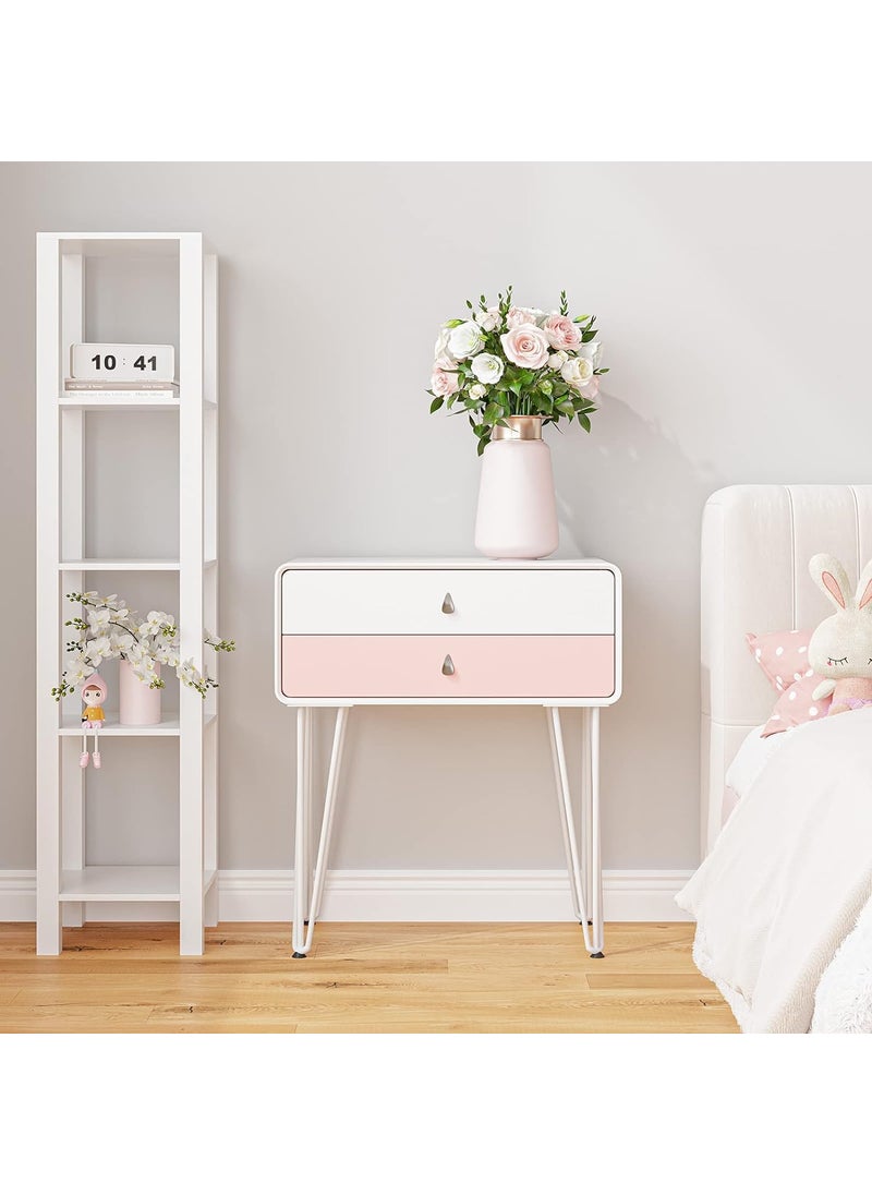 AVVIC MART AVVIC MART 18 Inch Hairpin Table Legs 3 Steel Rods 12 Inch Pipe Diameter 800lbs Load Capacity MidCentury Style for Coffee Table Side Table Night Stand White 4PCS  - Image 5