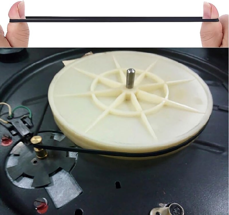 حزام دوران مطاطي بديل عريض مسطح ناعم وهادئ للدوارات ذات الحزام المحرك - Image 4