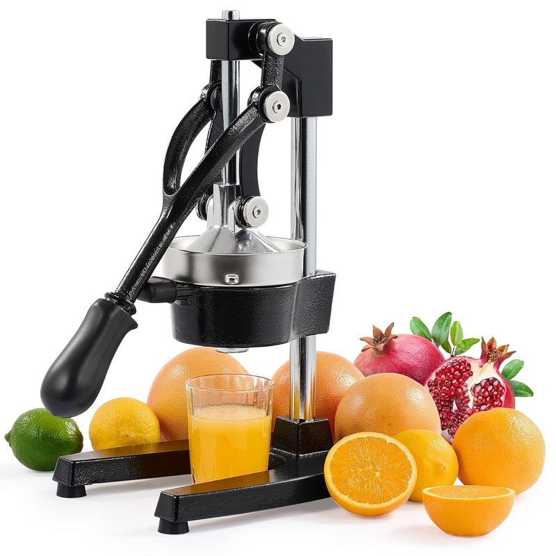 M MCIRCO M MCIRCO Large Citrus Juicer Press Orange and Lemon Juicing Extracts Maximum Juice Heavy Duty Cast Iron Base and Handle  - Image 1