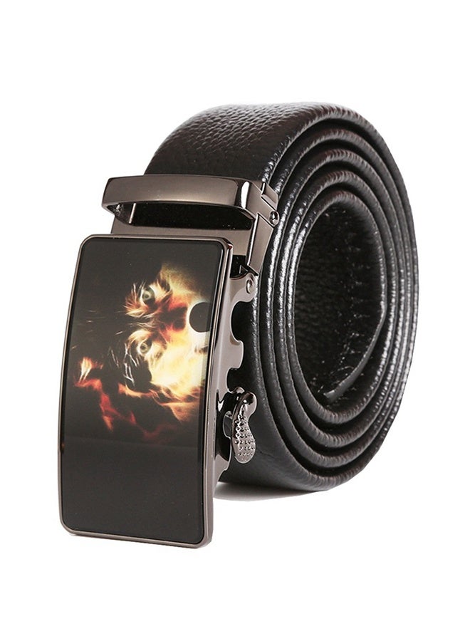 JCB CHIC حزام رجالي من الجلد مع سحاب راتشيت للهدايا واللباس الرسمي والكاجوال، حزام من جلد البقر عصري مع مشبك أوتوماتيكي قابل للتعديل - مناسب للبنطلونات الجينز والبدلات وجميع المناسبات - Image 1