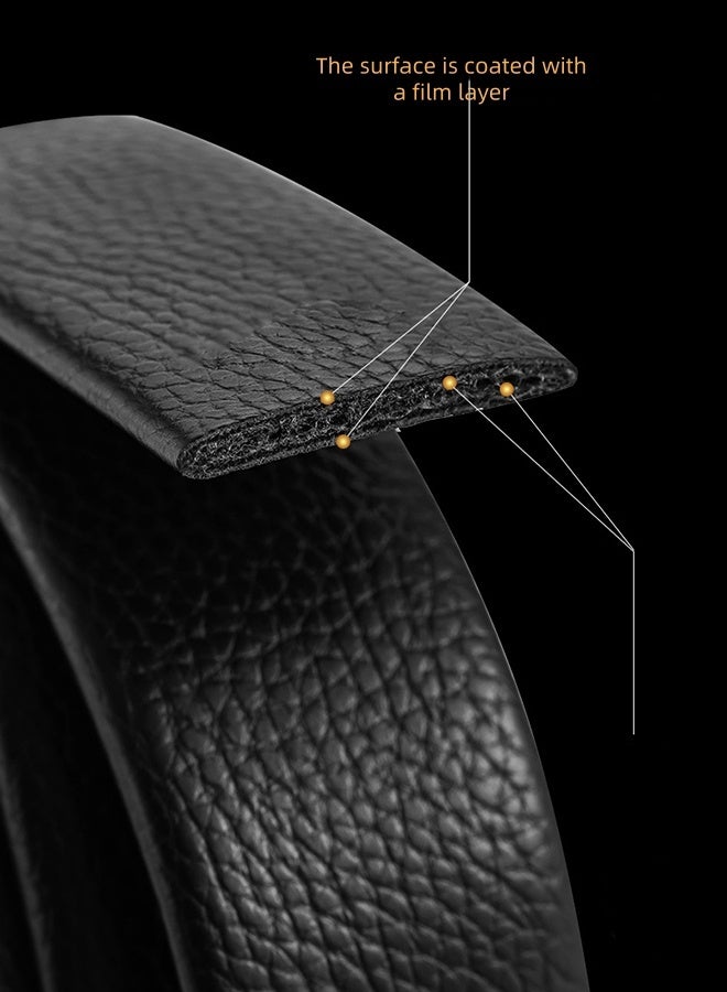 JCB CHIC حزام رجالي من الجلد مع سحاب راتشيت للهدايا واللباس الرسمي والكاجوال، حزام من جلد البقر عصري مع مشبك أوتوماتيكي قابل للتعديل - مناسب للبنطلونات الجينز والبدلات وجميع المناسبات - Image 2