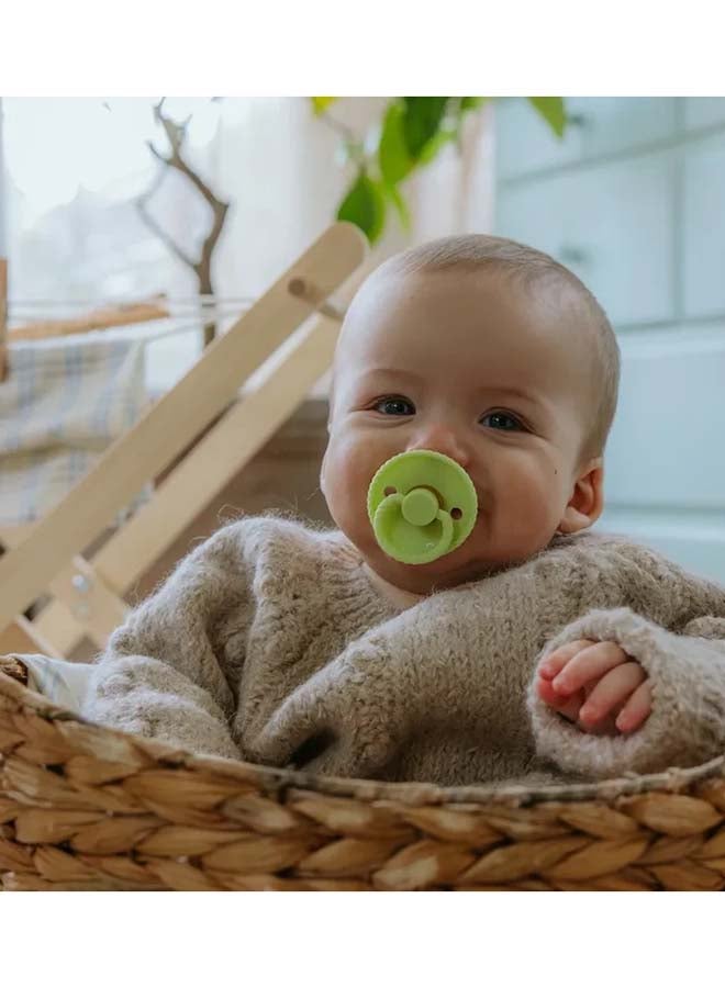 FRIGG Rope Silicone Baby Pacifier 6-18M 2-Pack Green Tea/Powder Blue - Size 2 - Image 3