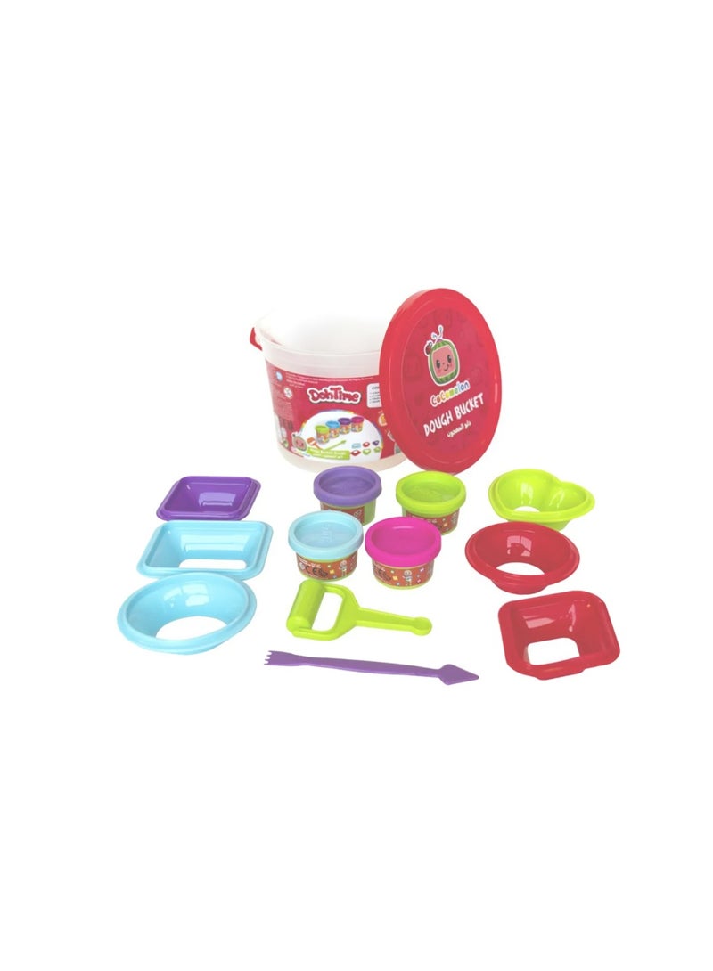DohTime Cocomelon Mega Dough Bucket With Tools - Image 1