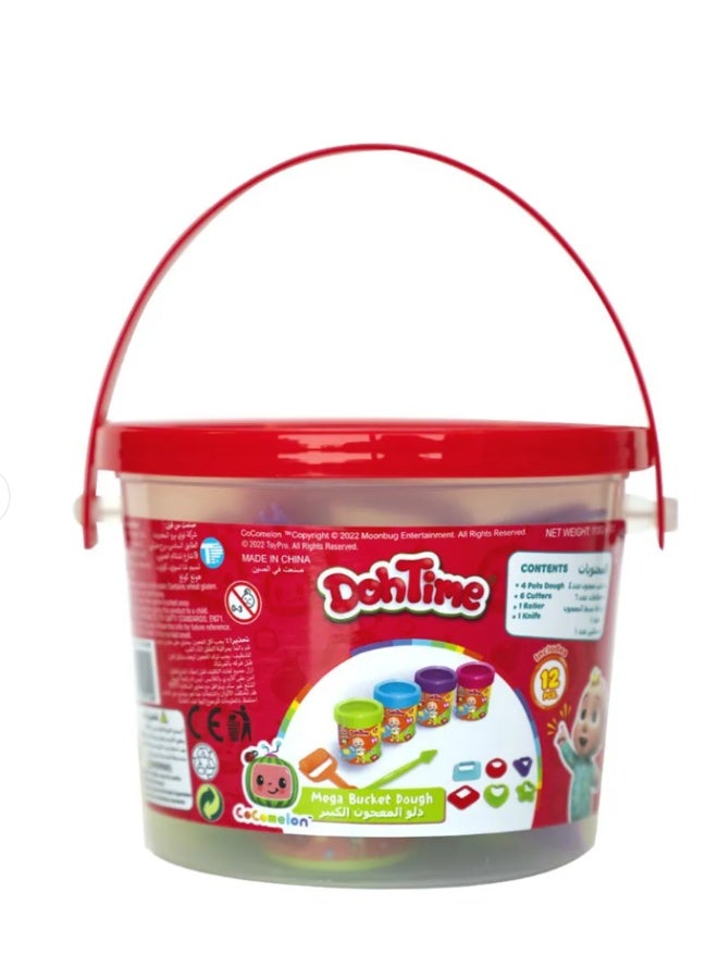 DohTime Cocomelon Mega Dough Bucket With Tools - Image 2