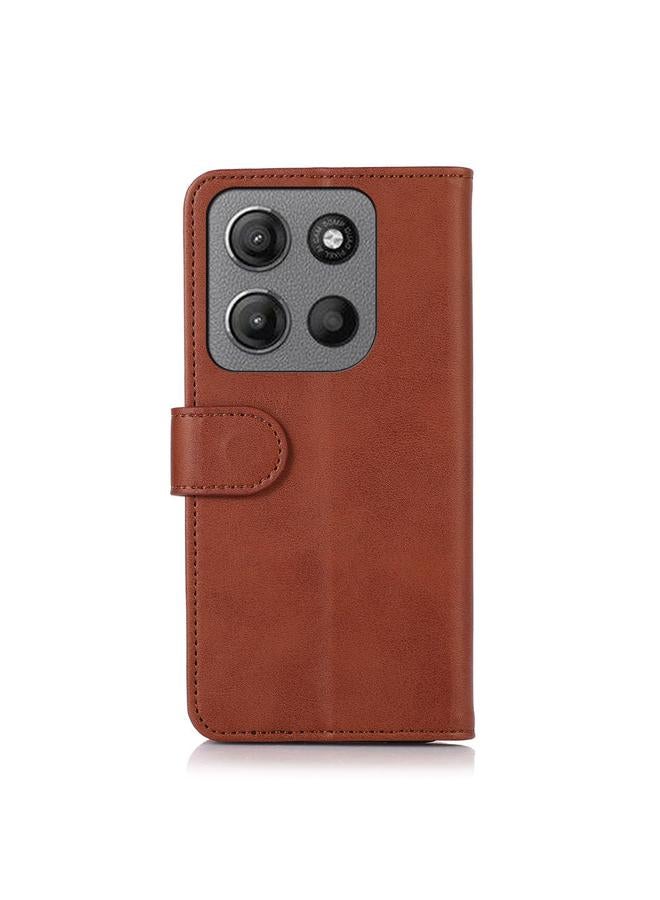 S-TOP Case For Motorola Moto G15 4G / G05 Cow Texture Leather Phone Case - Image 3