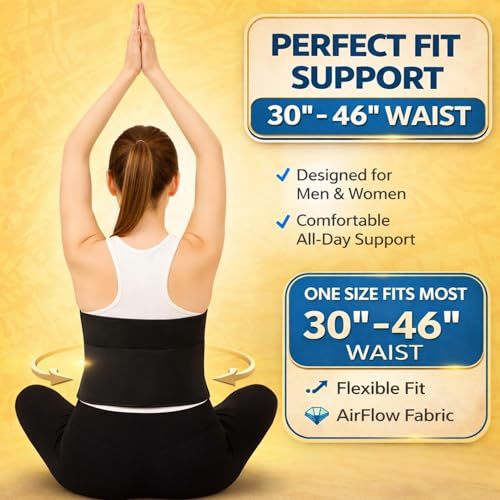 PLETHEON Post Pregnancy Waist Clincher | 3 in 1 Postpartum Belt for Women | Tummy Control Abdominal Binder | Back Support, Belly Compression | Slimming Shapewear Corset for Recovery (Single Black) - Image 5