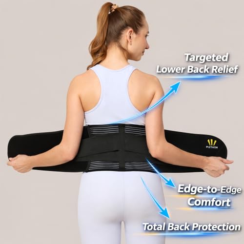 PLETHEON Post Pregnancy Waist Clincher | 3 in 1 Postpartum Belt for Women | Tummy Control Abdominal Binder | Back Support, Belly Compression | Slimming Shapewear Corset for Recovery (Single Black) - Image 3