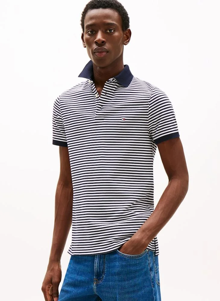 TOMMY HILFIGER 1985 Slim Fit Pique Polo Shirt