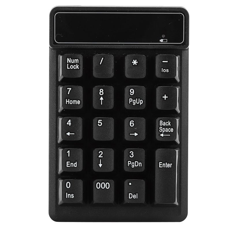 Bluetooth Numeric Keypad 19-Key Thousands Key Input - Suspension Keys Comfortable Touch Feeling - Waterproof Bluetooth Number Pad for Home Office - Image 1