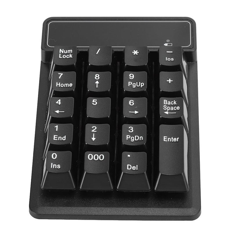 Bluetooth Numeric Keypad 19-Key Thousands Key Input - Suspension Keys Comfortable Touch Feeling - Waterproof Bluetooth Number Pad for Home Office - Image 2