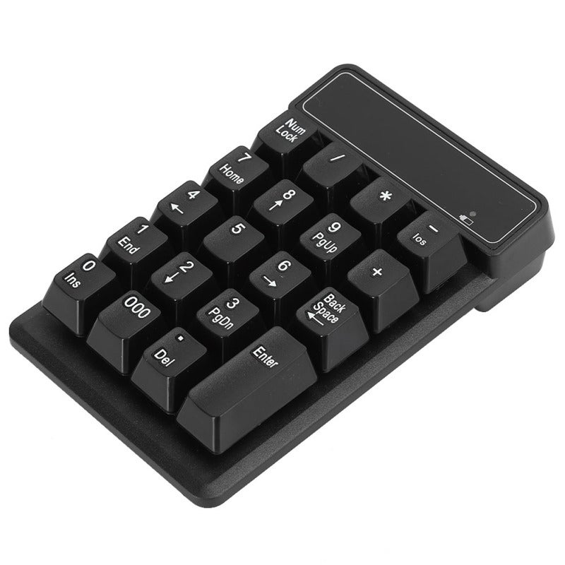 Bluetooth Numeric Keypad 19-Key Thousands Key Input - Suspension Keys Comfortable Touch Feeling - Waterproof Bluetooth Number Pad for Home Office - Image 3
