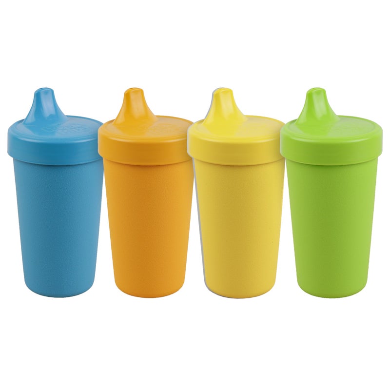 RePlay Sippy Cups for Toddlers  10 Oz Reusable Spill Proof Cups for Kids DishwasherMicrowave Safe  Made in USA  Set of 4313 x 625  Spring