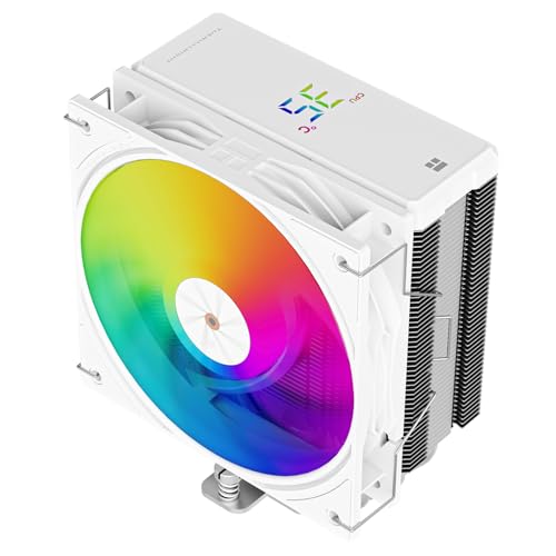Thermalright Assassin X 120R Digital ARGB White CPU Air Cooler 2000RPM Speed4 Heatpipes 12cm Quiet PWM Fan CPU Cooler Digital Screen Top Coverfor AM4AM5Intel LGA17001851115011511200 - Image 1