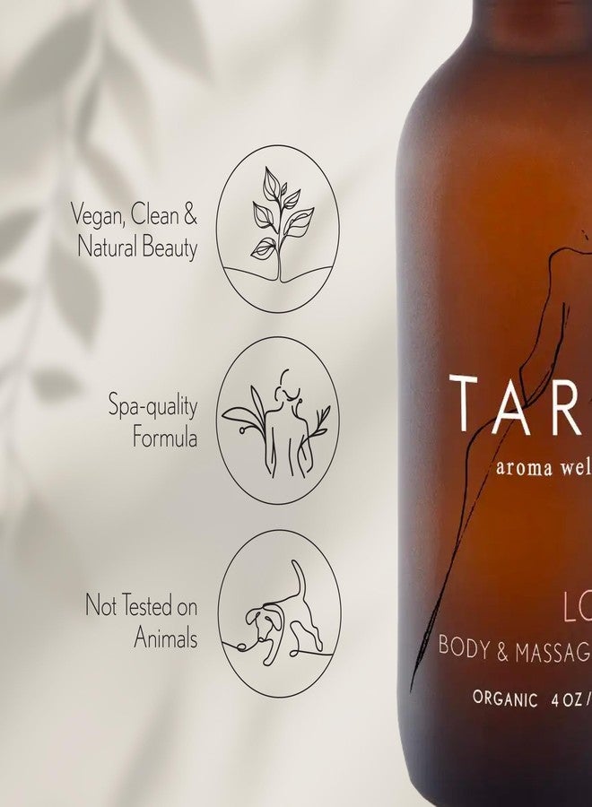 TARA Spa Therapy Love Body & Massage Oil – Premium Organic Oil for Nurturing & Sensuality, 100% Pure Essential Oils, Rose, Jasmine & Ylang Ylang, 4 oz - Image 4