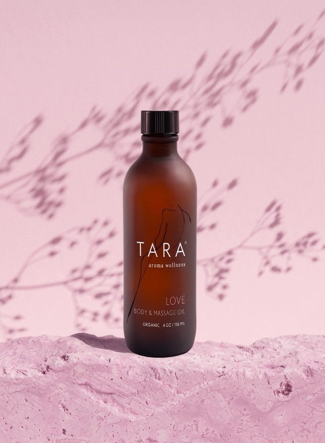 TARA Spa Therapy Love Body & Massage Oil – Premium Organic Oil for Nurturing & Sensuality, 100% Pure Essential Oils, Rose, Jasmine & Ylang Ylang, 4 oz - Image 5