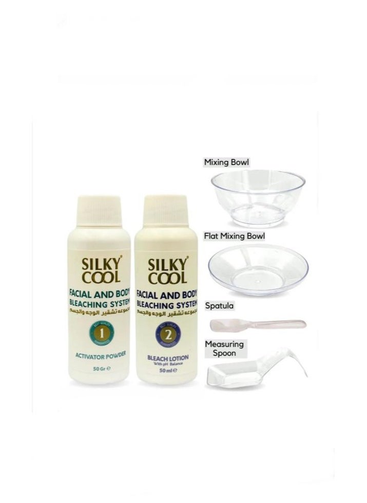 Silky Cool SILKY COOL FACIAL AND BODY BLEACHING SYSTEM 50ml  - Image 2