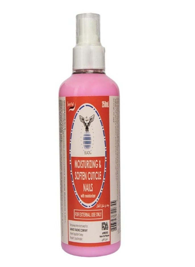 Black Nail Cuticle Remover 250 Ml With Nail Polish Spray 250 Ml - Image 3