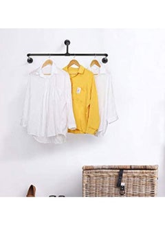 XiuWoo Clothing Store Display Racks, Wall-Mounted Detachable Industrial Pipe Hanger Rod Clothes Rack, Free-Standing Retail Display Stand for Home,Boutiques, Shopping Centers  - Image 5
