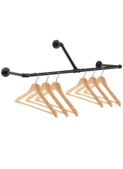XiuWoo Clothing Store Display Racks, Wall-Mounted Detachable Industrial Pipe Hanger Rod Clothes Rack, Free-Standing Retail Display Stand for Home,Boutiques, Shopping Centers  - Image 1