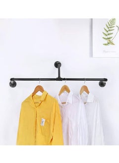 XiuWoo Clothing Store Display Racks, Wall-Mounted Detachable Industrial Pipe Hanger Rod Clothes Rack, Free-Standing Retail Display Stand for Home,Boutiques, Shopping Centers  - Image 4