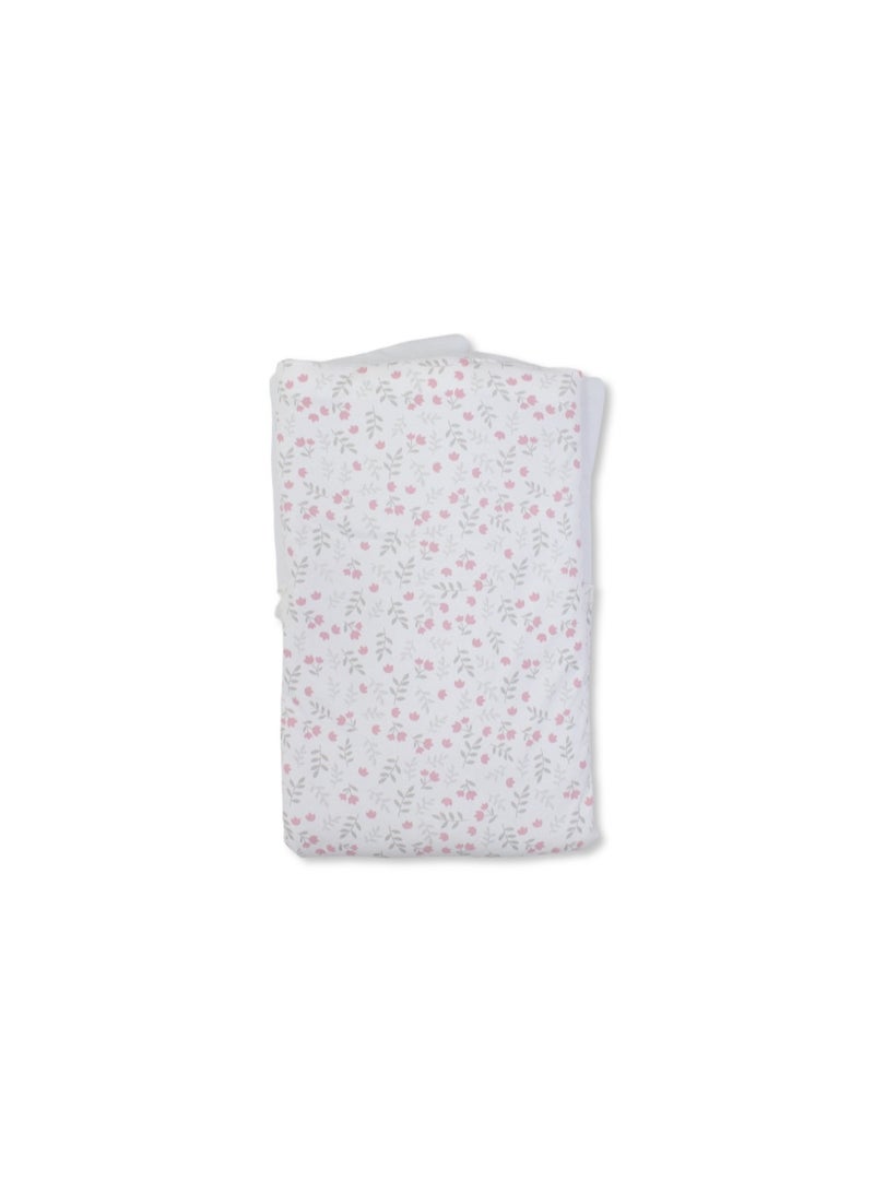 بيرسو لحاف قطني للأطفال – أبيض كريمي مع تطريز "حبي" - Image 2