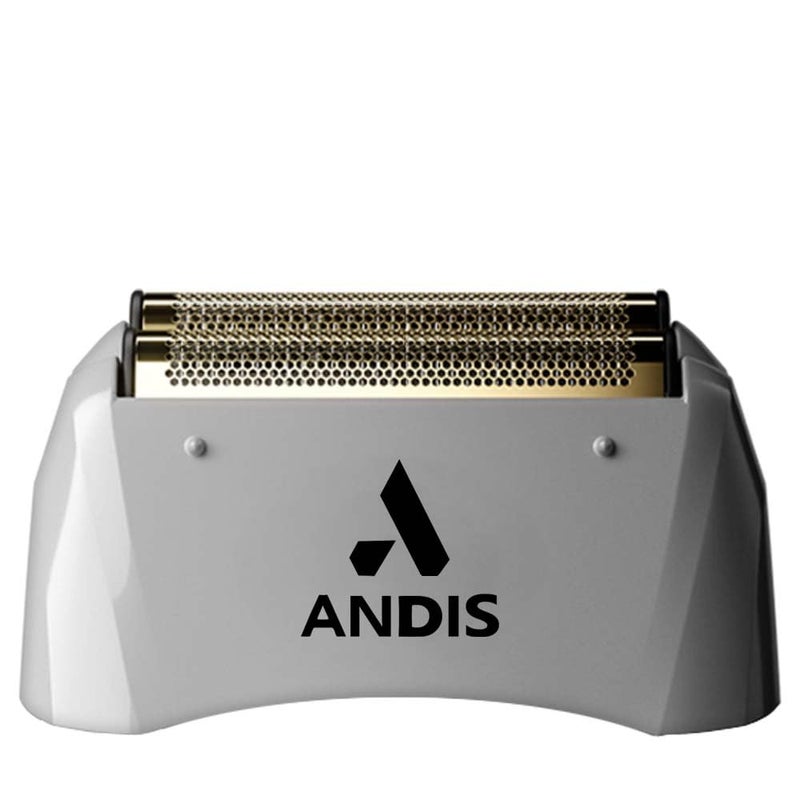 Andis 17160 Replacement Foil for Pro-Foil & Lithium Shaver - Super Soft Gold Titanium Cutters, Close & Smooth Cutting, Zero Finish with No Bumps/Irritation - Compatibles with Andis Models, Gray