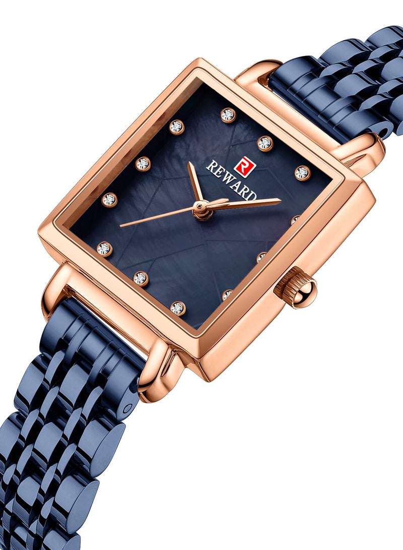 REWARD Wrist Watch for Women Luxury Ladies Watches Women's Bracelet Watch Small Stainless Steel Analog 3ATM Waterproof Watches for Women - Image 2