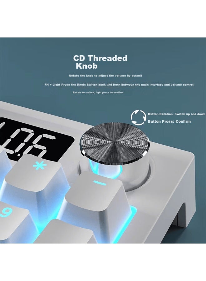 Langtu Lt104 Thick Love Mechanical Keyboard Gaming Office Wired Customized Keyboard For Tablet Laptop - Image 2