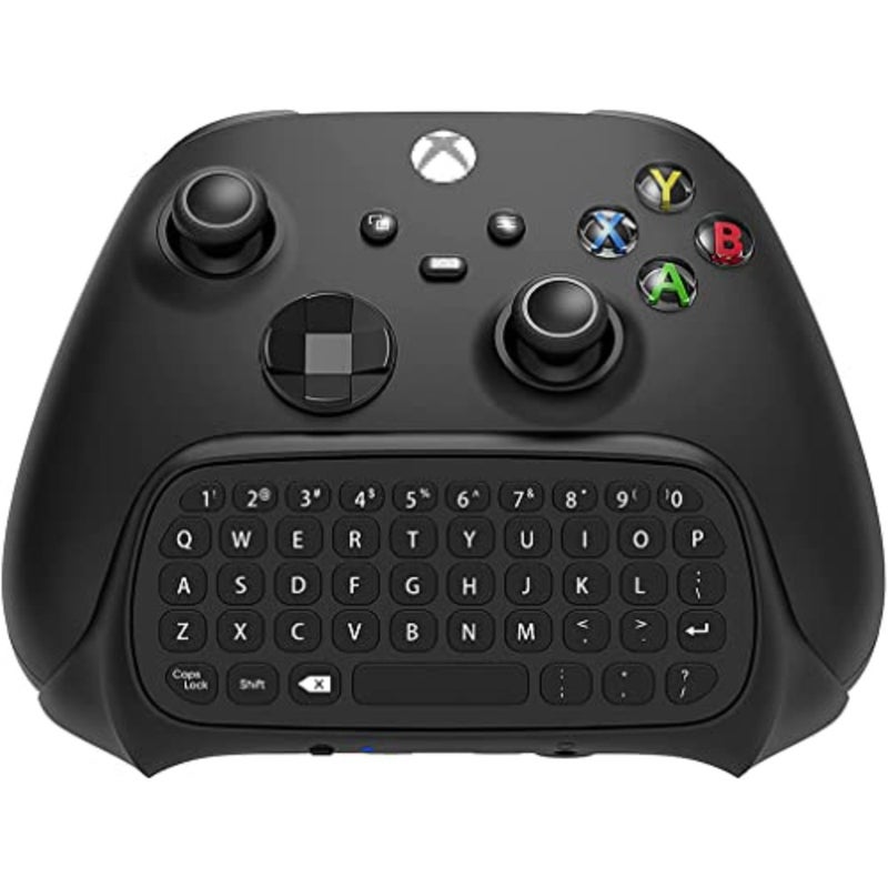 لوحة مفاتيح لاسلكية لوحدة تحكم Xbox Series X/S، للوحة ألعاب Xbox One/S/وحدة التحكم، لوحة مفاتيح ألعاب QWERTY صغيرة بتردد 2.4 جيجا هرتز مع مقبس صوت/سماعة رأس لسلسلة Xbox - Image 1