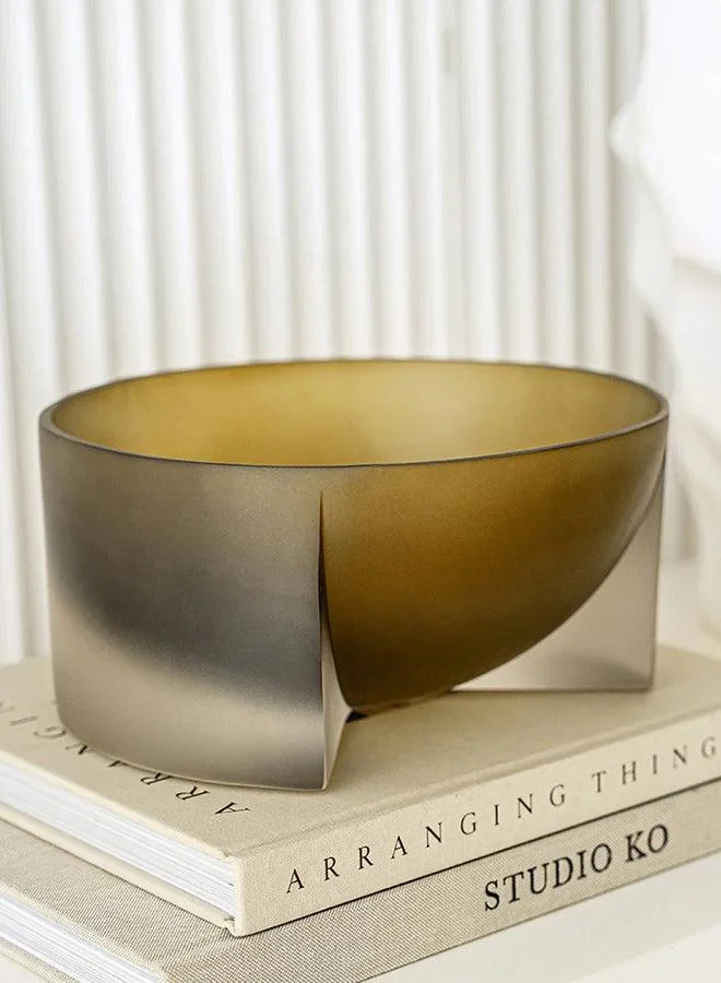 KNOT HOME Yesil Arneson Resin Bowl Knot Home Designer Accessory for Bedroom Living Dining Room Office Area Décor