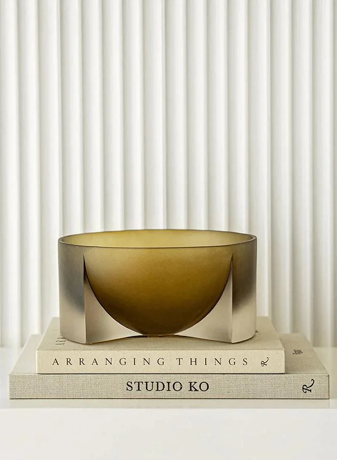 KNOT HOME Yesil Arneson Resin Bowl Knot Home Designer Accessory for Bedroom Living Dining Room Office Area Décor