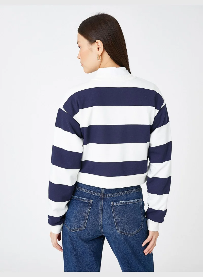 KOTON Embroidered Sweatshirt