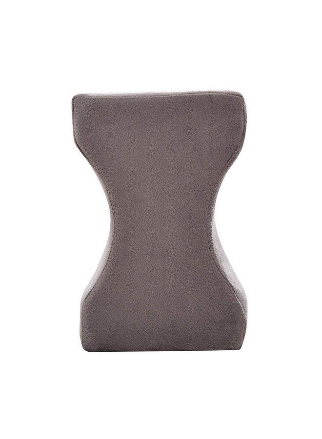Kuber Industries Kuber Industries Memory Foam Orthopedic Knee Support Leg Rest Pillow for Side Sleepers, for Relief from Sciatica, Back Pain, Leg Pain, Pregnancy, Post Surgery, Hip & Joint Pain (Grey)-CTKTC039225  - Image 5