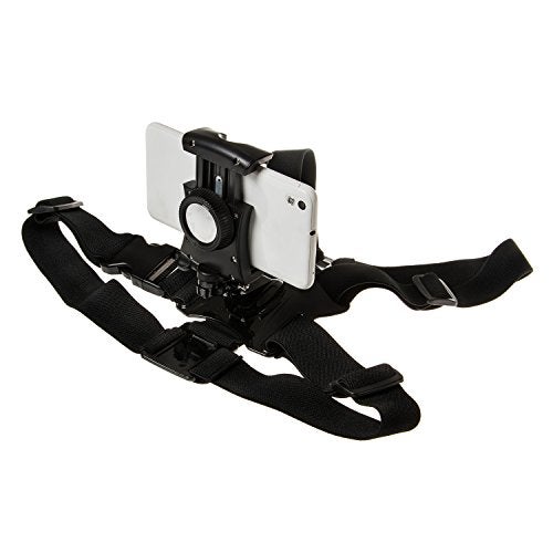 Coreal Mobile Phone Chest Mount Harness Strap Holder Cell Phone Clip Action Camera POV for Samsung iPhone Plus etc - Image 4