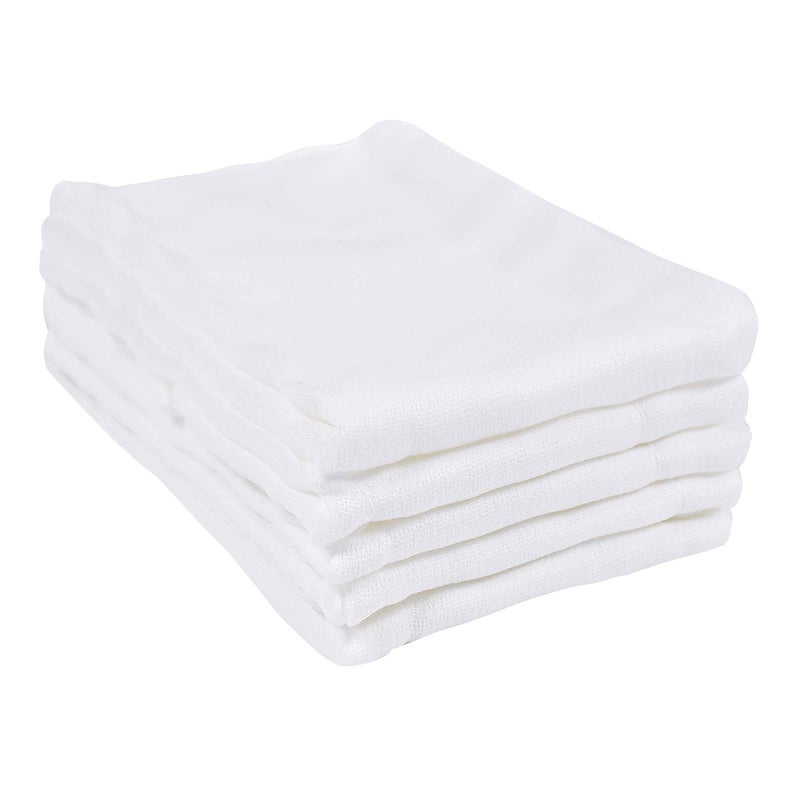 Gerber Gerber Unisex Baby Boys Girls Birdseye Prefold Cloth Diapers Multipack White 3-Ply 10 Pack  - Image 2